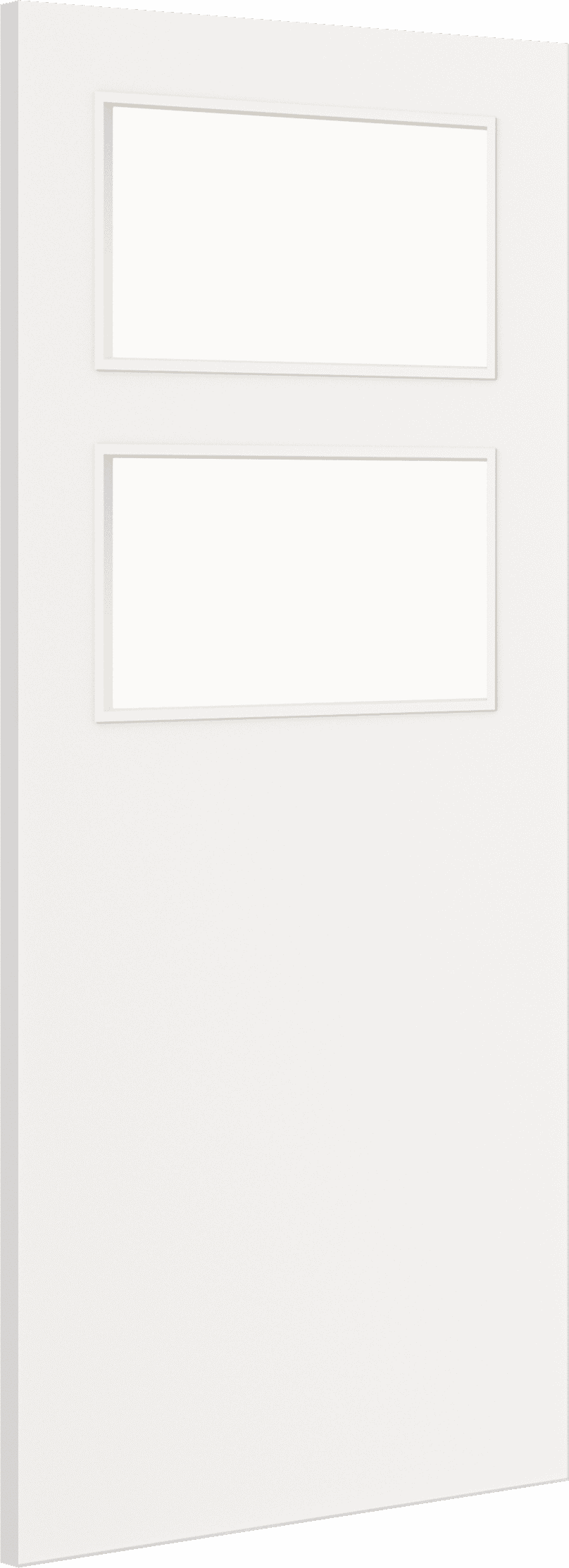 Architectural Paint Grade White 02 Frosted Glazed Fire Door Blank