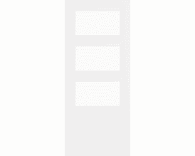 Architectural Paint Grade White 03 Frosted Glazed Fire Door Blank