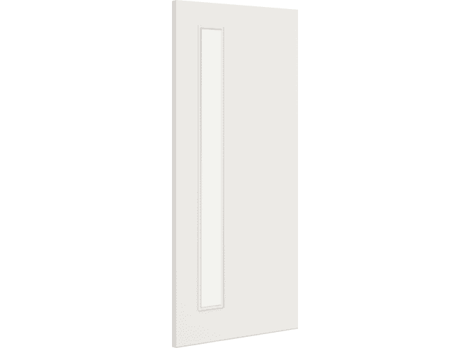 Architectural Paint Grade White 06 Clear Glazed Fire Door Blank