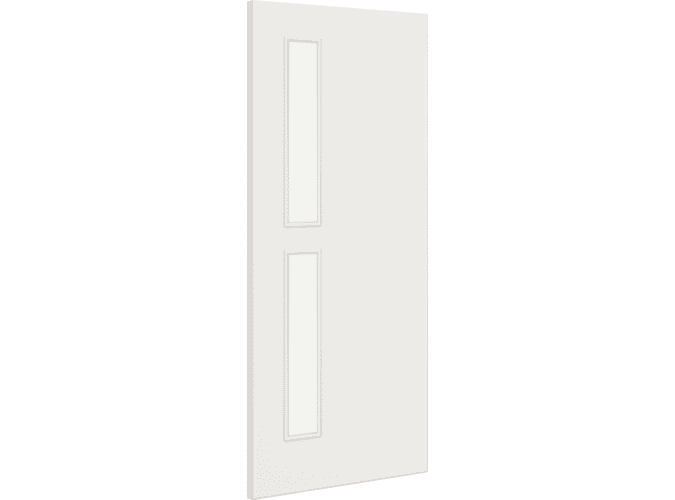 Architectural Paint Grade White 07 Clear Glazed Fire Door Blank