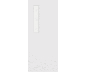 Architectural Paint Grade White 08 Clear Glazed Fire Door Blank