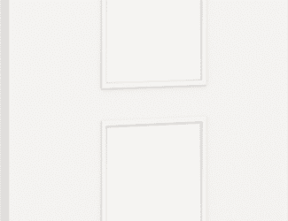 Architectural Paint Grade White 09 Frosted Glazed Fire Door Blank