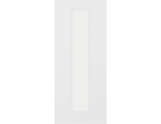 Architectural Paint Grade White 10 Frosted Glazed Fire Door Blank