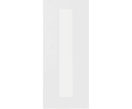 1981mm x 610mm x 44mm (24") Architectural Paint Grade White 10 Clear Glazed Fire Door Blank