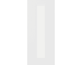 Architectural Paint Grade White 10 Clear Glazed Fire Door Blank