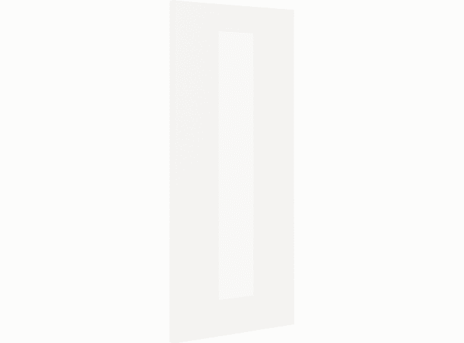 Architectural Paint Grade White 10 Frosted Glazed Fire Door Blank
