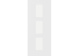 1981mm x 533mm x 44mm (21") Architectural Paint Grade White 11 Frosted Glazed Fire Door Blank