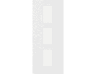 Architectural Paint Grade White 11 Clear Glazed Fire Door Blank