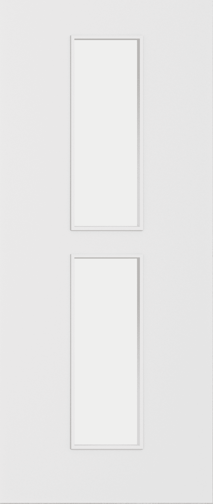 Architectural Paint Grade White 12 Frosted Glazed Fire Door Blank