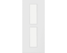 Architectural Paint Grade White 12 Clear Glazed Fire Door Blank