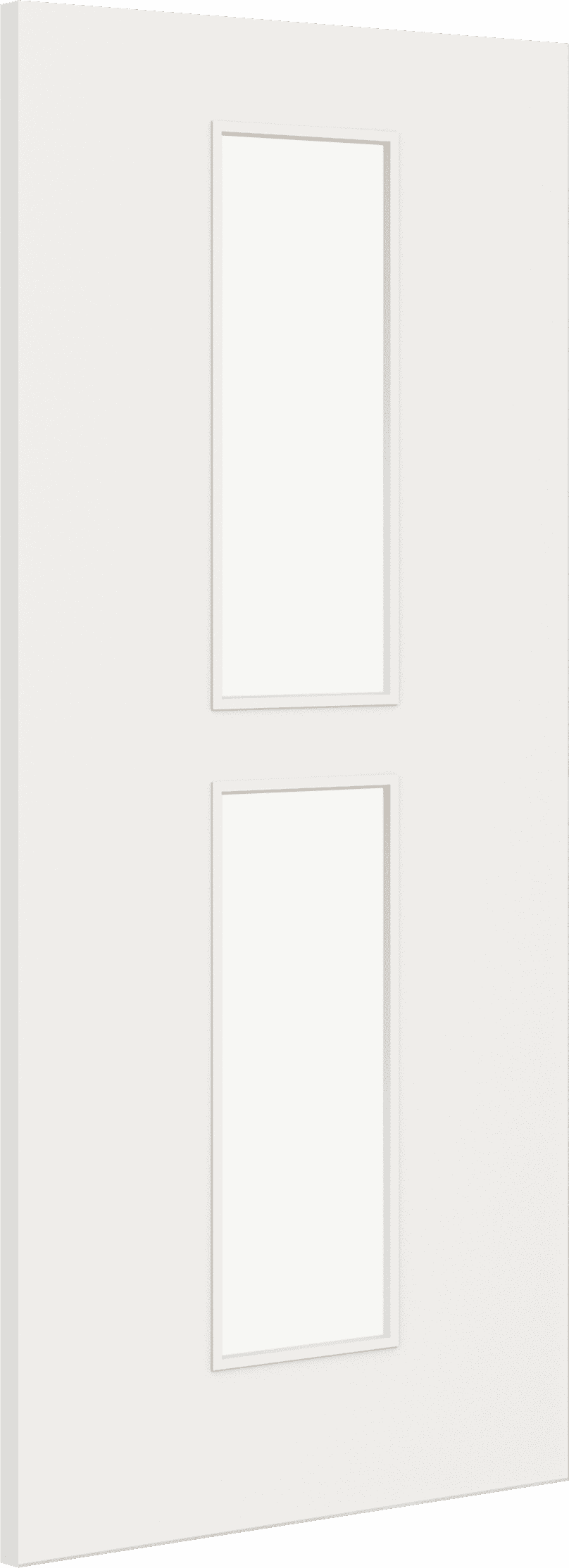 Architectural Paint Grade White 12 Frosted Glazed Fire Door Blank