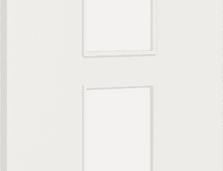 Architectural Paint Grade White 12 Frosted Glazed Fire Door Blank