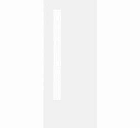 Architectural Paint Grade White 13 Clear Glazed Fire Door Blank