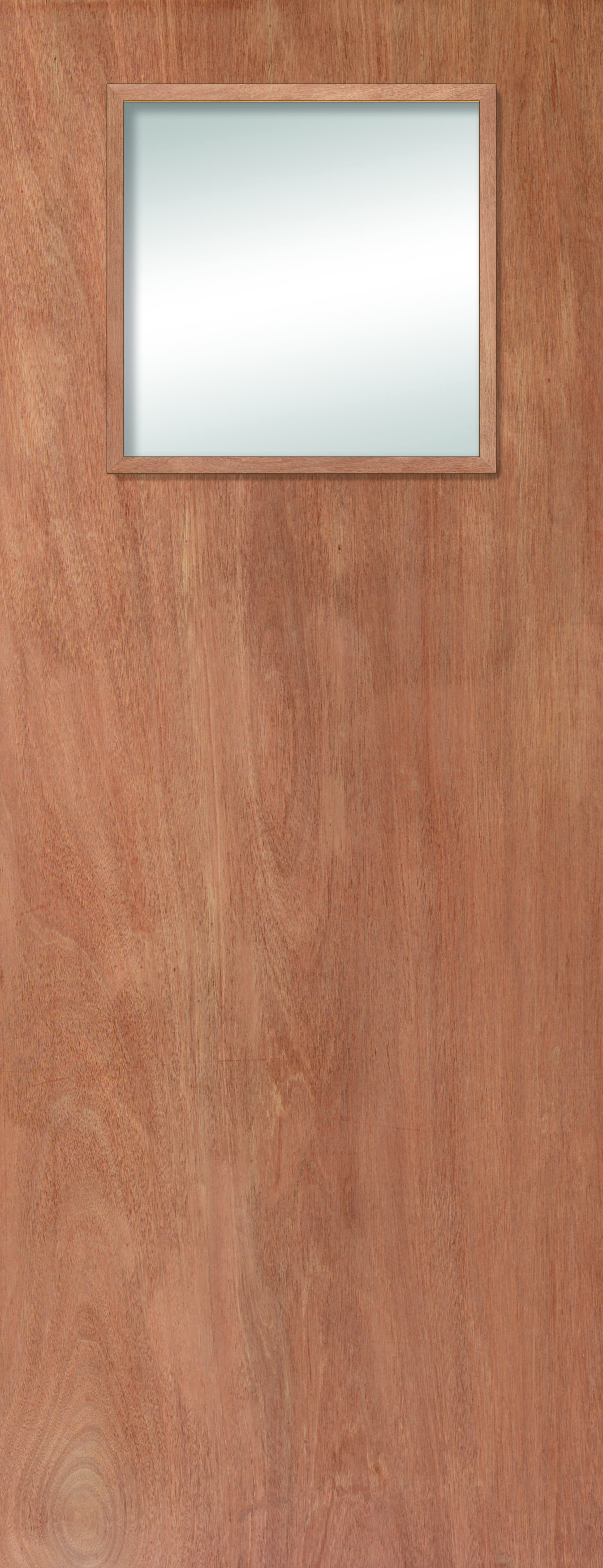 1981 x 838 x 44mm Paint Grade 1G Clear Glazed Fire Door by JB Kind at