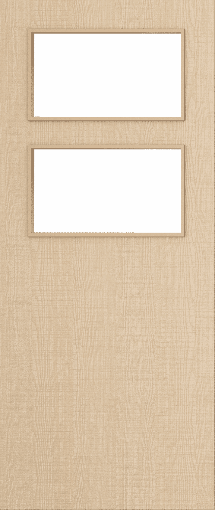Architectural Ash 02 Clear Glazed - Prefinished Fire Door Blank
