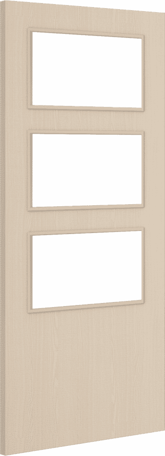 Architectural Ash 03 Clear Glazed – Prefinished Fire Door Blank