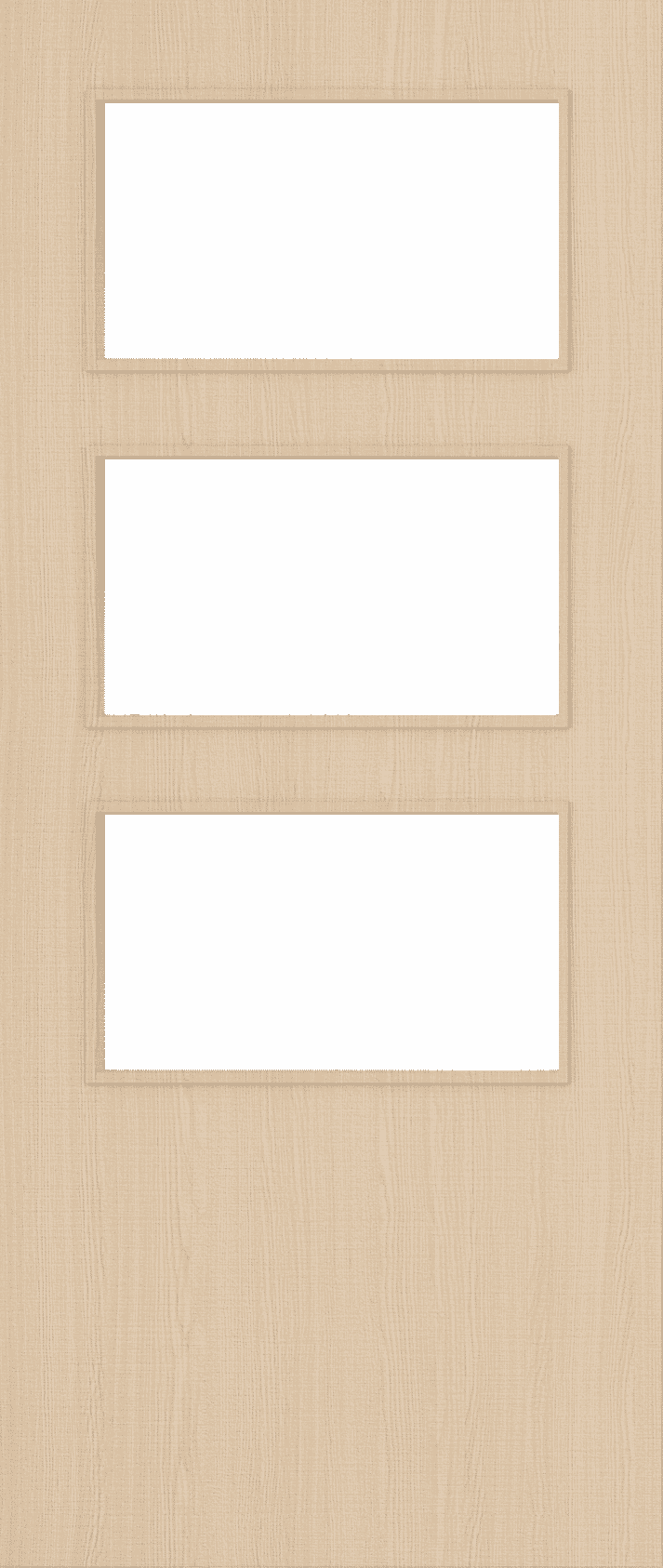 1981mm x 686mm x 44mm (27") Architectural Ash 03 Clear Glazed