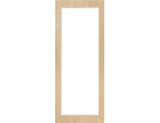 Architectural Ash 05 Clear Glazed - Prefinished Fire Door Blank