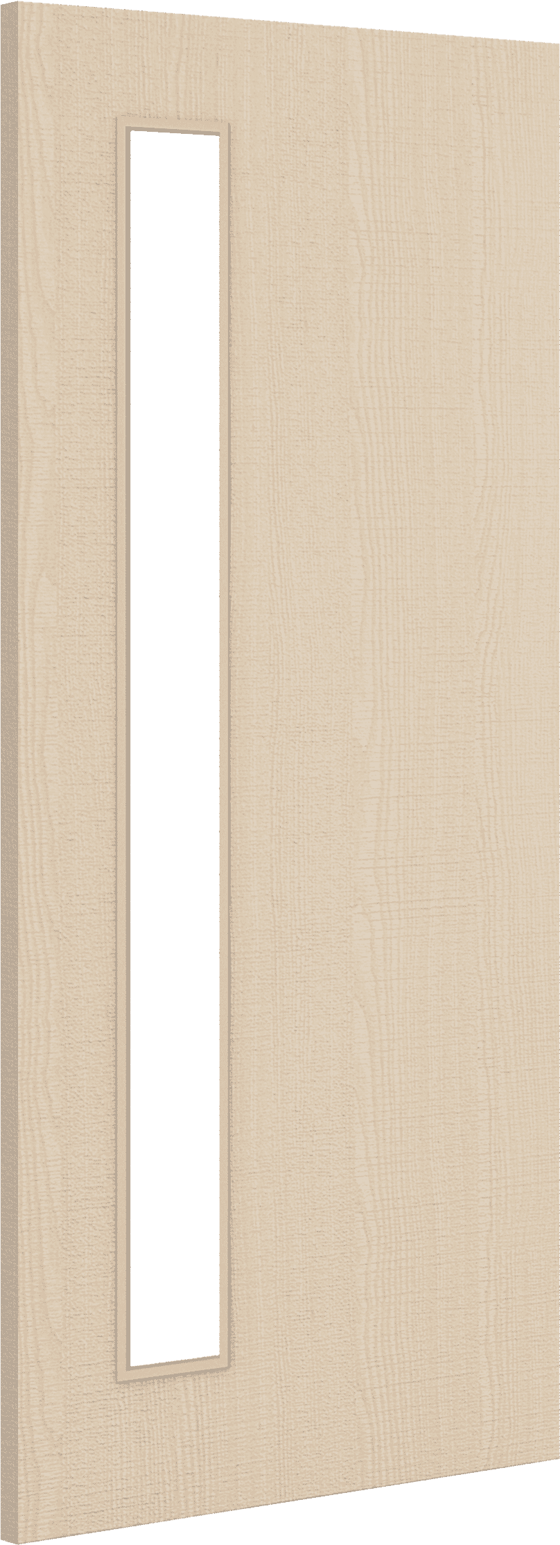 Architectural Ash 06 Clear Glazed - Prefinished Fire Door Blank
