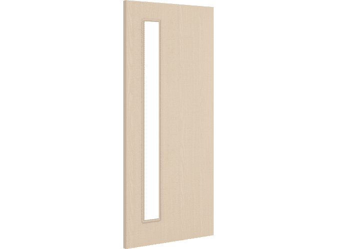 Architectural Ash 06 Clear Glazed - Prefinished Fire Door Blank