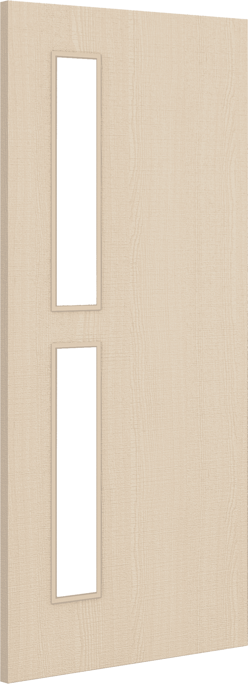 Architectural Ash 07 Clear Glazed - Prefinished Fire Door Blank