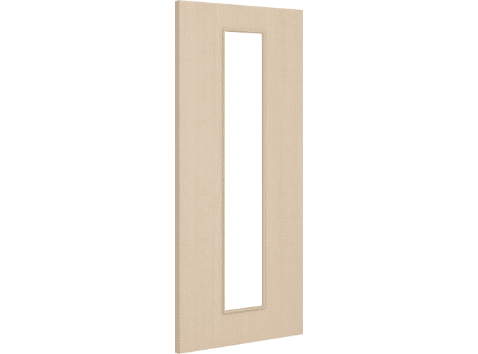 Architectural Ash 10 Clear Glazed - Prefinished Fire Door Blank