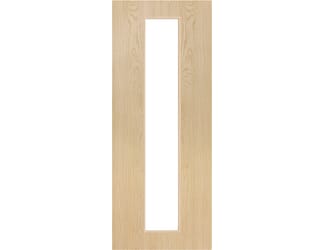 Architectural Ash 10 Clear Glazed - Prefinished Fire Door Blank