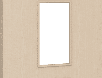 Architectural Ash 11 Clear Glazed - Prefinished Fire Door Blank