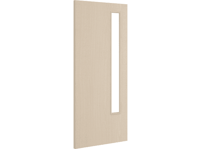 Architectural Ash 13 Clear Glazed - Prefinished Fire Door Blank