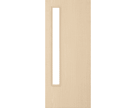 Architectural Ash 13 Clear Glazed - Prefinished Fire Door Blank