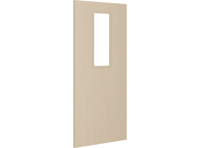 Architectural Ash 14 Clear Glazed - Prefinished Fire Door Blank