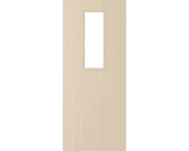 Architectural Ash 14 Clear Glazed - Prefinished Fire Door Blank