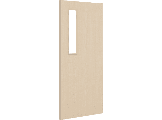 Architectural Ash 08 Clear Glazed - Prefinished Fire Door Blank