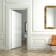 2 Panel White Smooth Moulded Fire Door