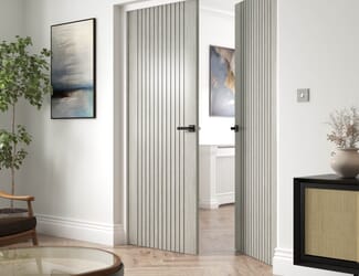 Aria Grey Laminate Fire Door