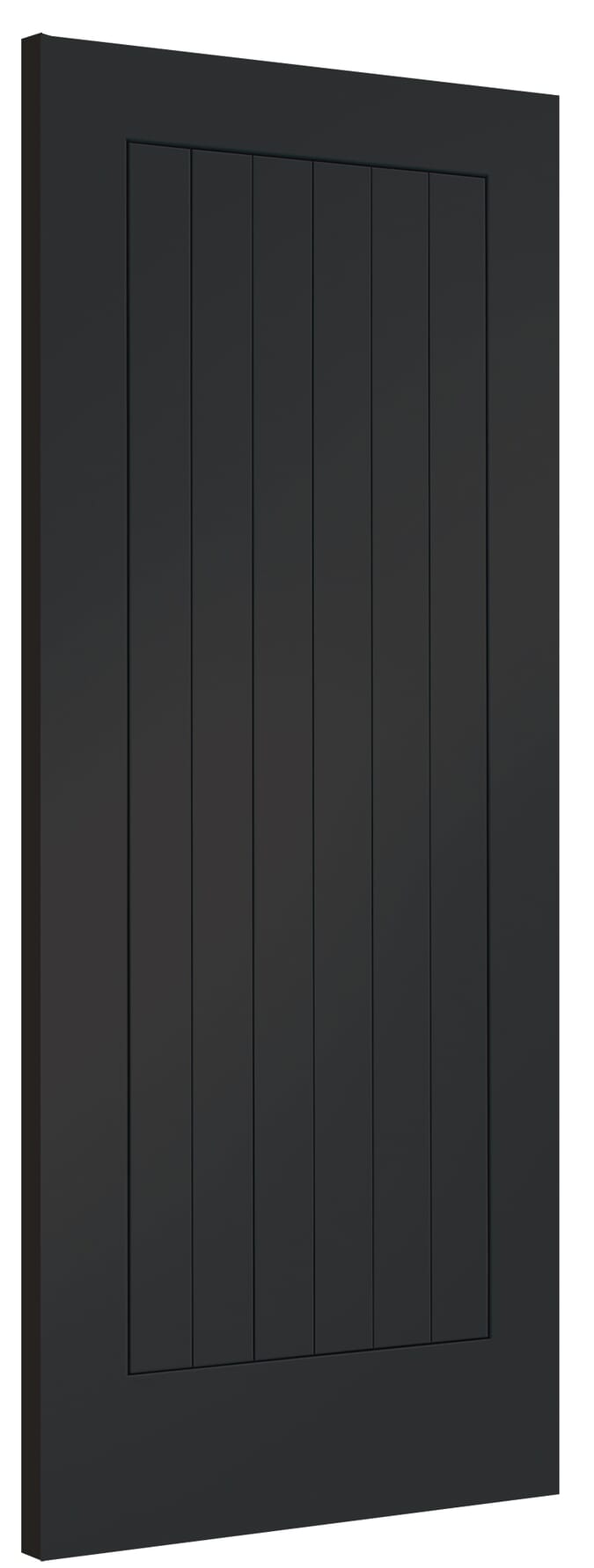 686x1981x44mm (27") Suffolk Cosmos Black Fire Door