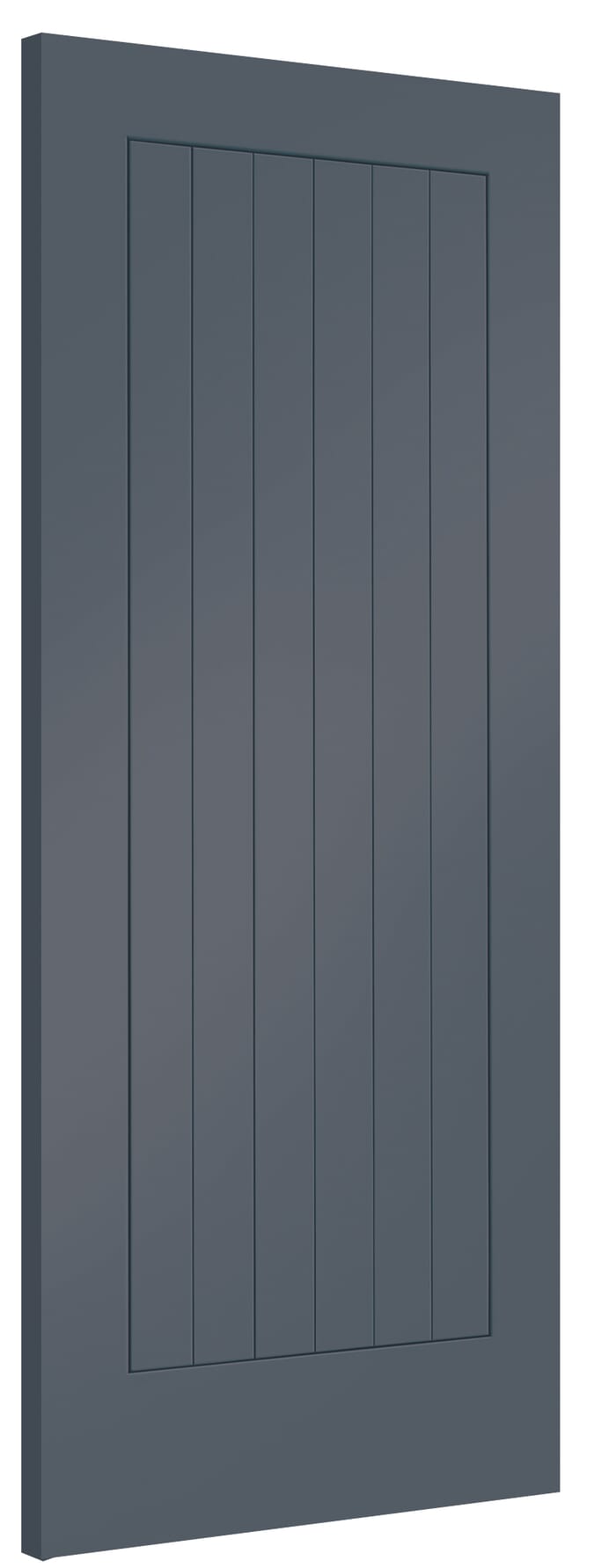 686x1981x44mm (27") Suffolk Cinder Grey Fire Door