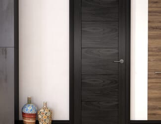 Iseo Black Oak - Prefinished Fire Door
