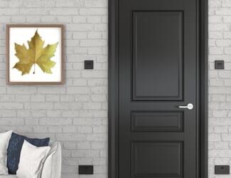 Kent Black - Prefinished Fire Door