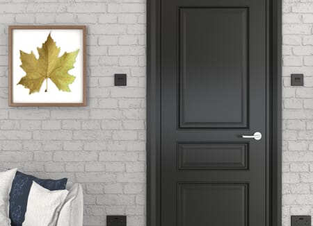 Kent Black - Prefinished Fire Door