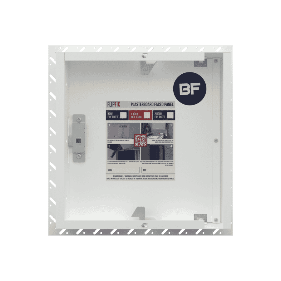 FlipFix Plasterboard 1 Hour Rated Access Panel Inspection Hatch