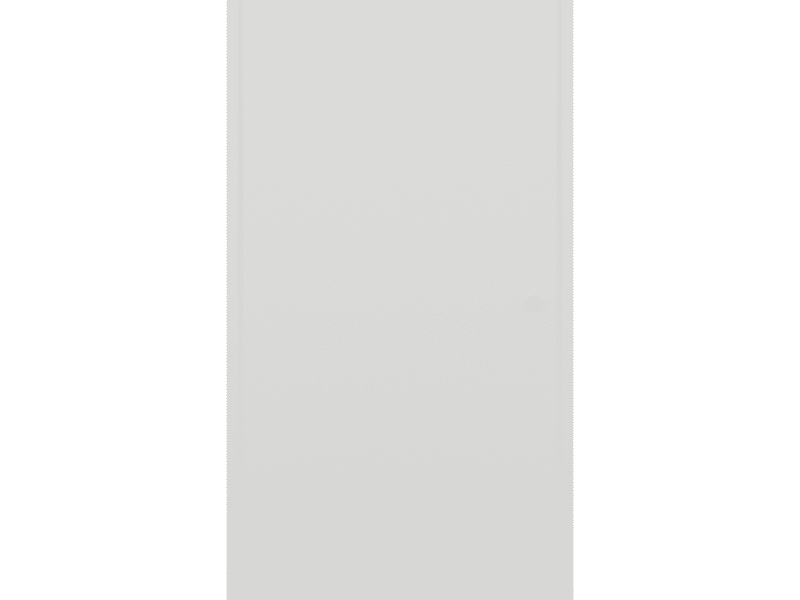 2000x900mm (HxW) RapidFit White Metal 2 Hour Rated Riser Door with Euro ...