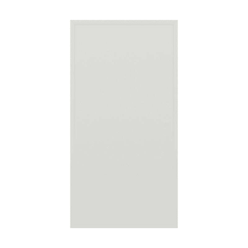 1200x600mm (HxW) RapidFit White Metal 2 Hour Rated Riser Door with Euro ...