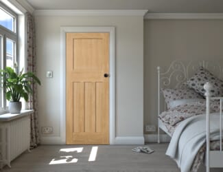 Essentials 1930s Shaker Oak Fire Door