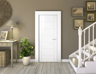 Essentials Corsica White Fire Door