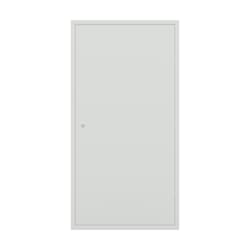 RapidFit White Metal 2 Hour Rated Riser Door with Euro Lock – Right Hinged
