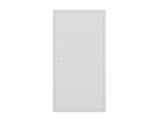 RapidFit White Metal 2 Hour Rated Riser Door with Euro Lock - Right Hinged