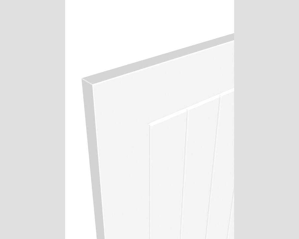686x1981x35mm (27") Suffolk White Prefinished 35mm Fire Door