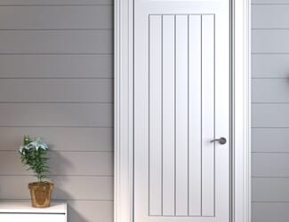 Suffolk White Prefinished 35mm Fire Door