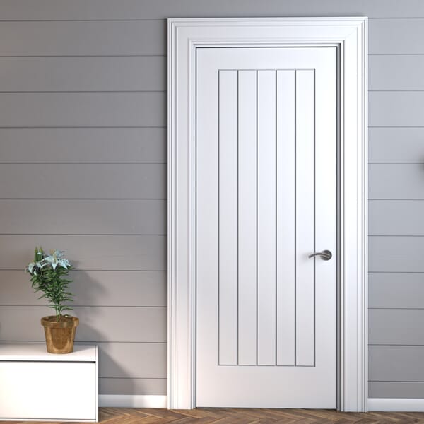 Suffolk White Prefinished 35mm Fire Door